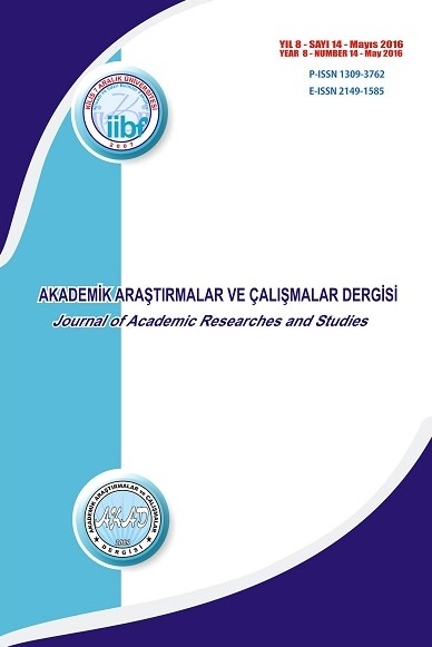 Journal of Academic Researches and Studies