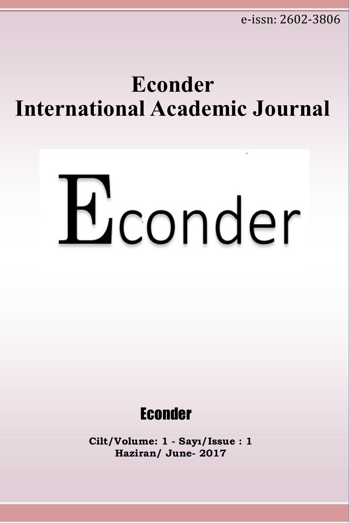 Econder International Academic Journal