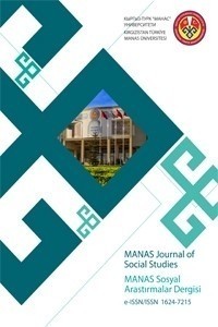 MANAS Sosyal Araştırmalar Dergisi